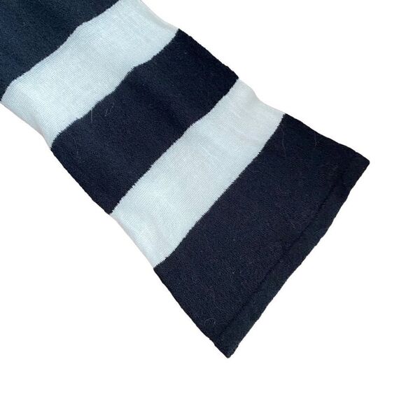Caroline Constas Dress Black White Stripe XS Bell sleeve - Picture 5 of 6